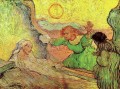 The Raising of Lazarus after Rembrandt Vincent van Gogh